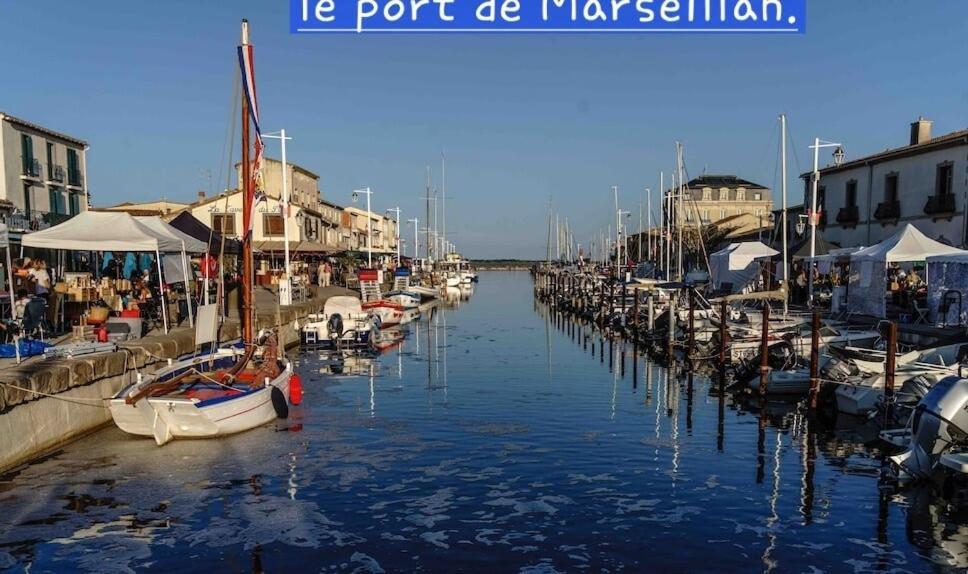 Le Corinthe - Appt Classe 3 Etoiles Et Climatise Marseillan  Ngoại thất bức ảnh