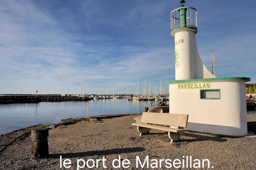 Le Corinthe - Appt Classe 3 Etoiles Et Climatise Marseillan  Ngoại thất bức ảnh